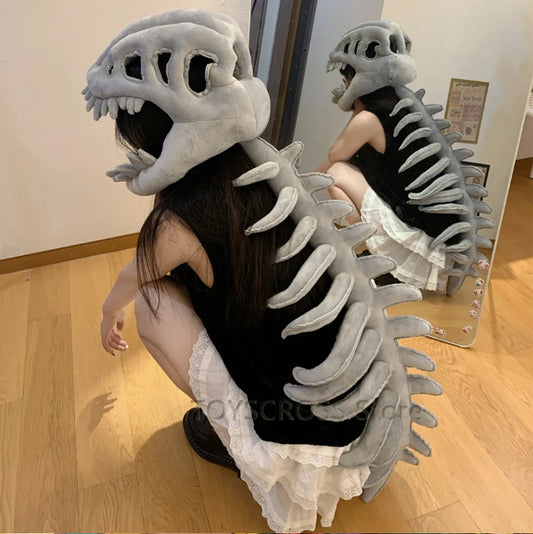 The same dinosaur skeleton mask head cover as the China Dinosaur Park