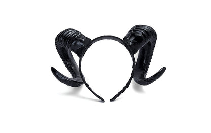 New horn antlers headband wide headband Christmas Halloween resurrection exaggerated headwear